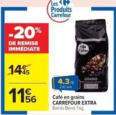 Carrefour - Café En Grains Extra offre à 11,56€ sur Cora