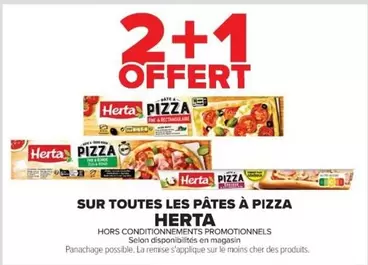 Herta - Sur Toutes Les Pates À Pizza offre sur Cora