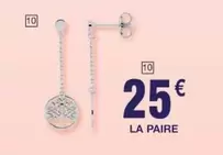 La Paire offre à 25€ sur Cora