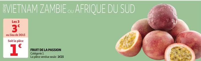 Fruit De La Passion offre à 1,15€ sur Auchan Supermarché