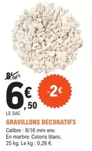 Gravillans Decoratifs offre à 6,5€ sur E.Leclerc Jardi