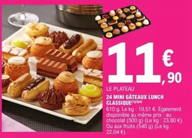 Le Plateau 24 Mini offre à 11,9€ sur E.Leclerc