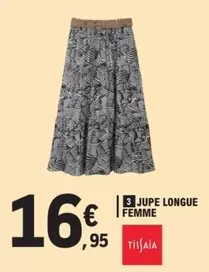 Jupe Longue Femme offre à 16,95€ sur E.Leclerc