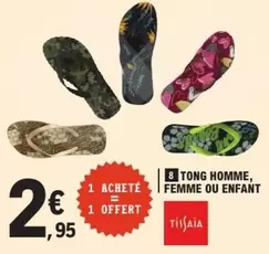 8 Tong Homme, Femme Ou Enfant offre à 2,95€ sur E.Leclerc