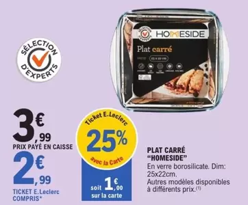 Dim - Plat Carré offre à 2,99€ sur E.Leclerc