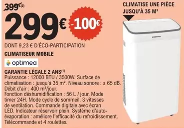 Db - Climatiseur Mobile offre à 299€ sur E.Leclerc