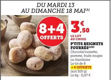 P'tits Beignets Fourrés offre à 3,5€ sur Maximarché