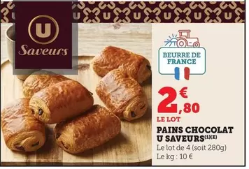 Pains Chocolat offre à 2,8€ sur Maximarché
