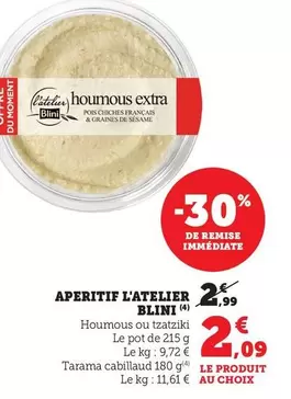 Blini - Aperitif L'atelier offre à 2,09€ sur Maximarché