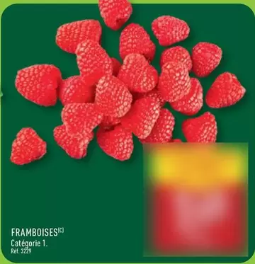 Framboises offre sur Aldi