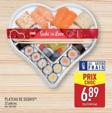 Plateau De Sushi offre à 6,89€ sur Aldi
