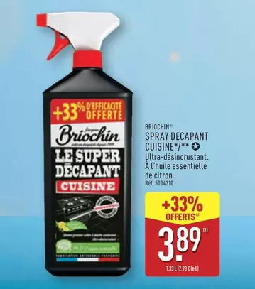 Spray Decapant Cuisine offre à 3,89€ sur Aldi
