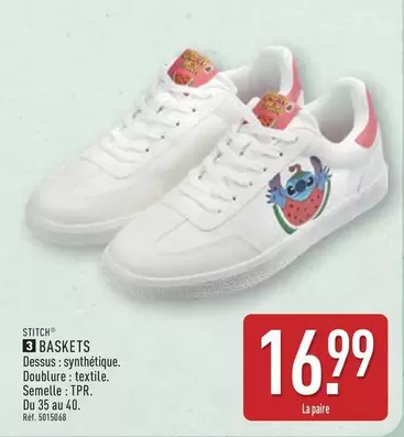 Baskets offre à 16,99€ sur Aldi