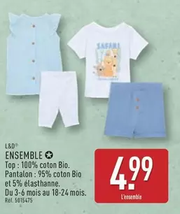 Ensemble offre à 4,99€ sur Aldi