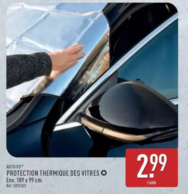 Xs - Protection Thermique Des Vitres offre à 2,99€ sur Aldi