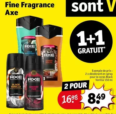 Axe - Fine Fragrance offre à 8,49€ sur Kruidvat