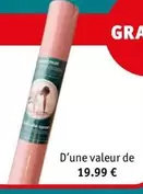 D'une Valeur De offre à 19,99€ sur Kruidvat
