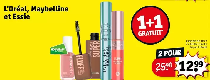 MAYBELLINE - L'Oréal, Maybelline Et Essie offre à 12,99€ sur Kruidvat