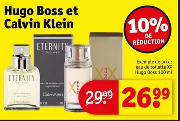 Klein - Hugo Boss Et Calvin offre à 26,99€ sur Kruidvat