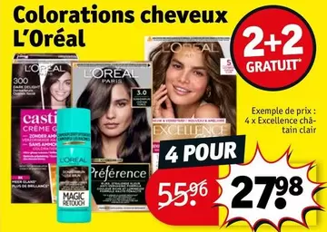 L'Oréal - Colorations Cheveux offre à 27,98€ sur Kruidvat