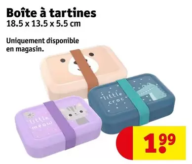 Boîte À Tartines offre à 1,99€ sur Kruidvat