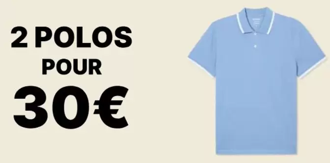 Polo Homme offre sur Bonobo