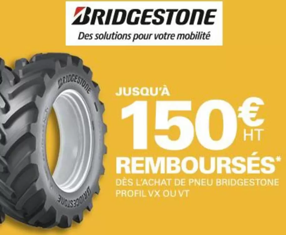 Bridgestone - Roues De Voiture offre sur Point S