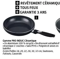 TOUS - Gamme Pro Induc Céramique offre sur Eureka Ma Maison