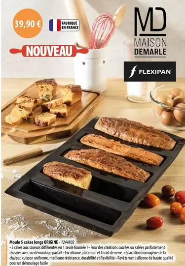 Flexipan - Maçons Cake Long offre à 39,9€ sur Cuisine Plaisir