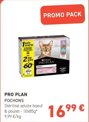 Purina - Pro Plan Pochons  offre à 16,99€ sur Tom&Co