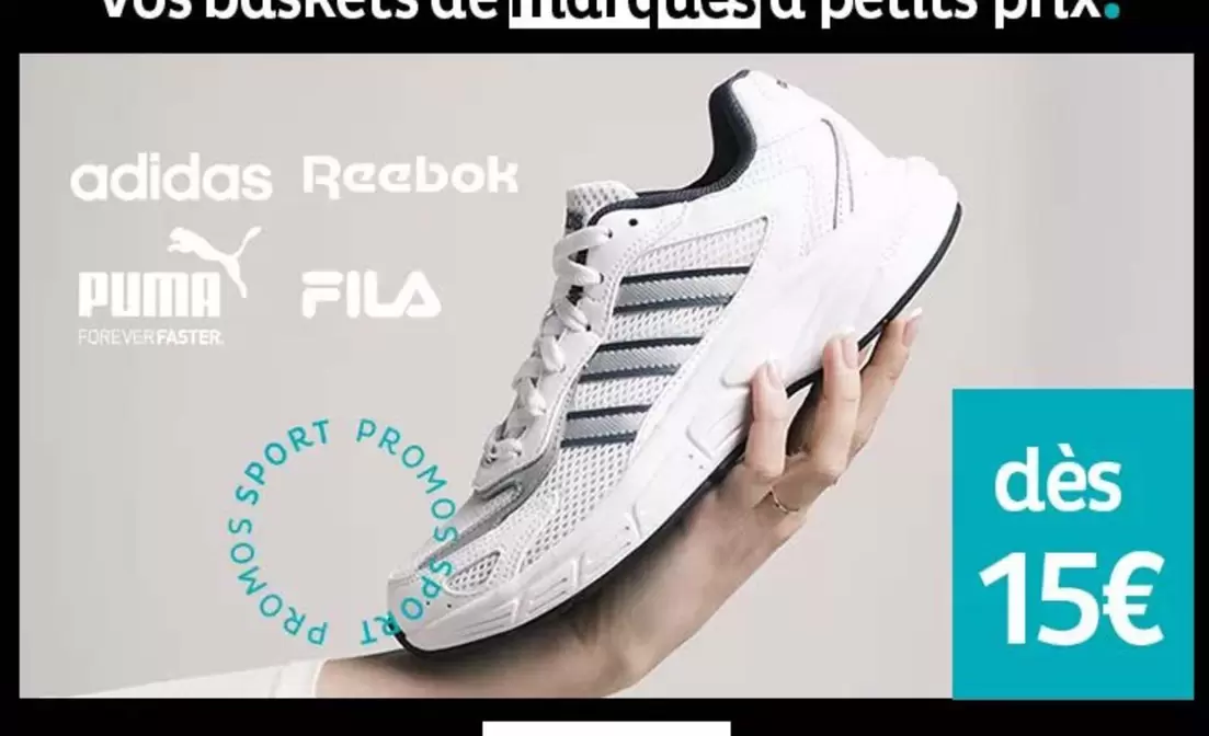 Baskets  offre à 15€ sur Chauss Expo