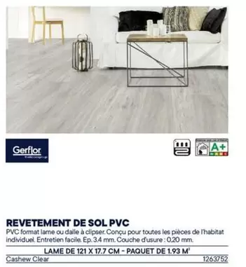 Gerflor - Revêtement De Sol Pvc offre sur Bricoman