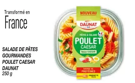 Daunat - Salade De Pates Gourmandes Poulet Caesar offre sur Netto