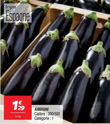 Aubergine offre à 1,29€ sur Netto