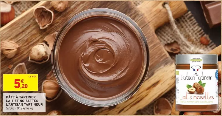 Pate A Tartiner Lait Finiserie offre à 5,2€ sur Intermarché