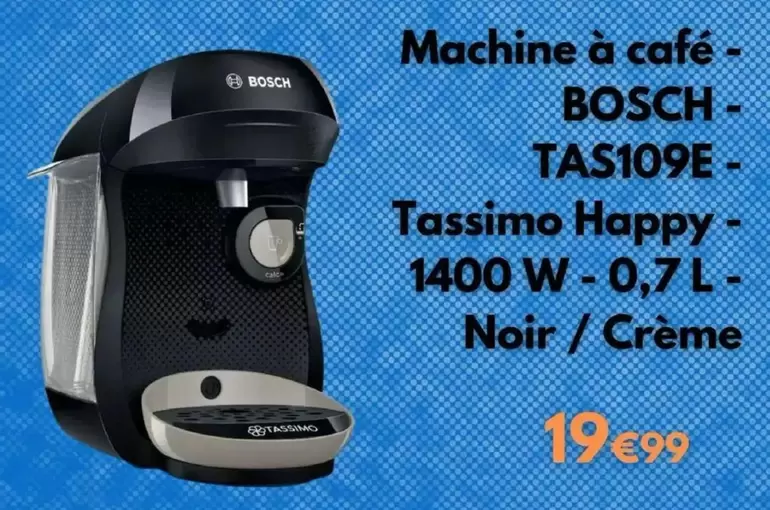 Bosch - Machine À Café TAS109E  offre à 19,99€ sur Cdiscount