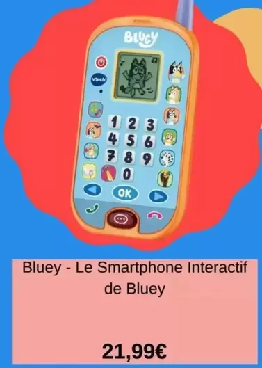 Vtech - Le Smartphone Interactif De Bluey offre à 21,99€ sur PicWicToys