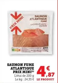 Atlantic - Saumon Fume Atlantique offre à 4,87€ sur U Express