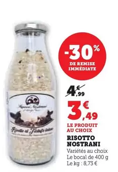 Sapori Nostrani - Risotto  offre à 3,49€ sur Hyper U