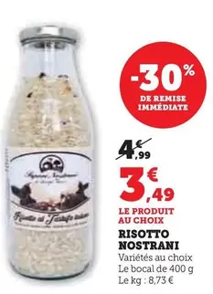 Sapori Nostrani - Risotto  offre à 3,49€ sur Super U