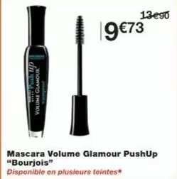 Bourjois - Mascara Volume Glamour Pushup offre à 9,73€ sur Monoprix