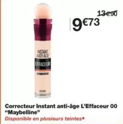 MAYBELLINE - Correcteur Instant Anti-âge L'Effaceur offre à 9,73€ sur Monoprix