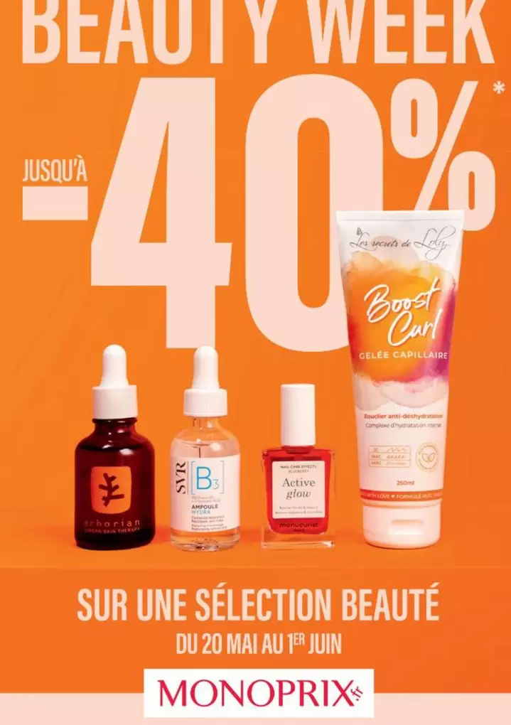Boost - Sur Une Sélection Beauté offre sur Monop'