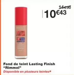 Finish - Fond De Teint Lasting offre à 10,43€ sur Monop'