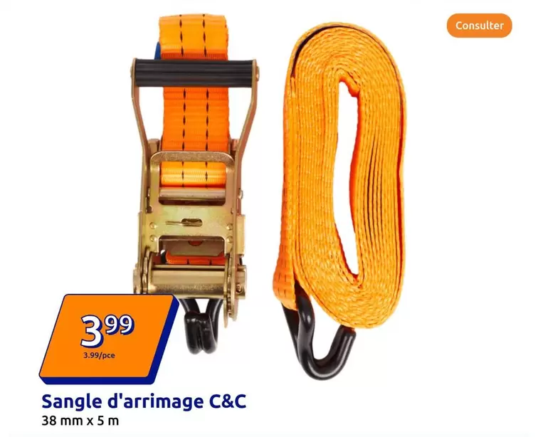 C&C - Sangle D'Arrimage  offre à 3,99€ sur Action