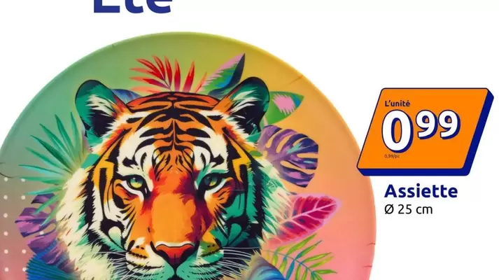 Assiette offre à 0,99€ sur Action