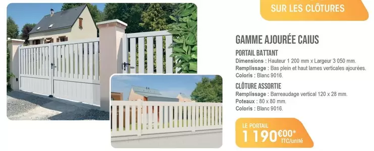 Gamme Ajourée Caius offre à 119€ sur BigMat