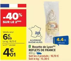 Reflets de France - Rosette De Lyon offre à 6,69€ sur Carrefour Contact