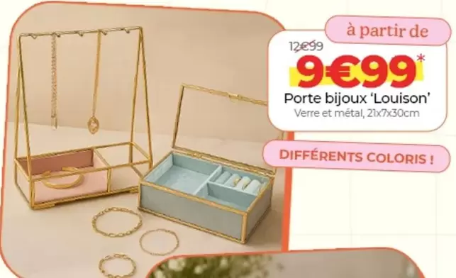 Porte Bijoux 'Louison' offre à 9,99€ sur L'incroyable