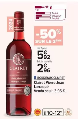 Carrefour - Clairet Pierre Jean Lairaque offre à 3,95€ sur Carrefour City
